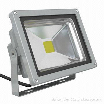 LED Floodlight with High-utilization of Power and 60% Energy-saving, 20W Output Power